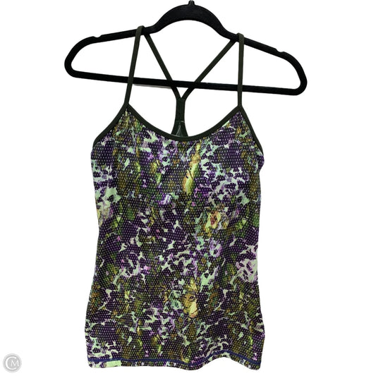 Athletic Tank Top By Lululemon In Grey & Purple, Size: S