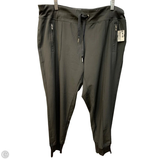 Athletic Pants By Calvin Klein In Black, Size: Xl