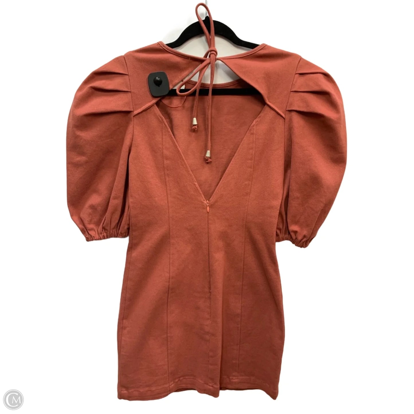 Dress Casual Midi By Flying Tomato In Orange, Size: M