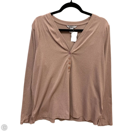 Top Long Sleeve By Athleta In Pink, Size: 2x
