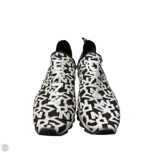Shoes Athletic By Dkny In Black & White, Size: 8.5