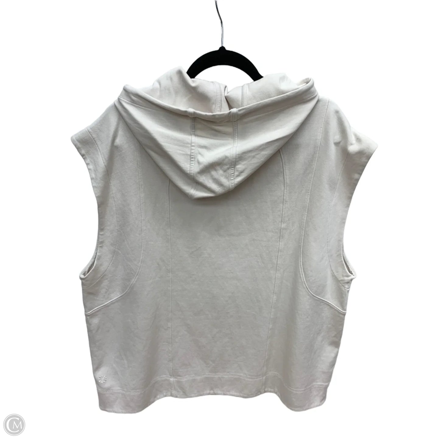 Athletic Top Short Sleeve By Athleta In White, Size: Xl