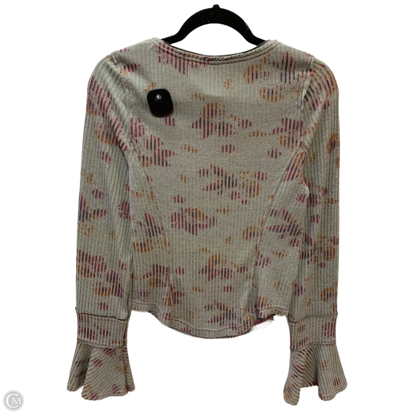 Top Long Sleeve By Free People In Grey, Size: M