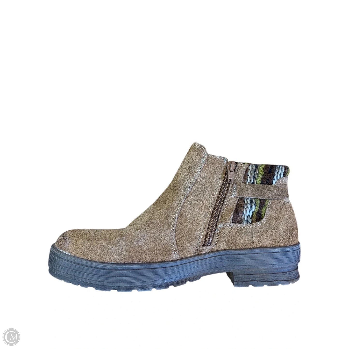 Boots Ankle Heels By Earth Origins In Brown, Size: 8