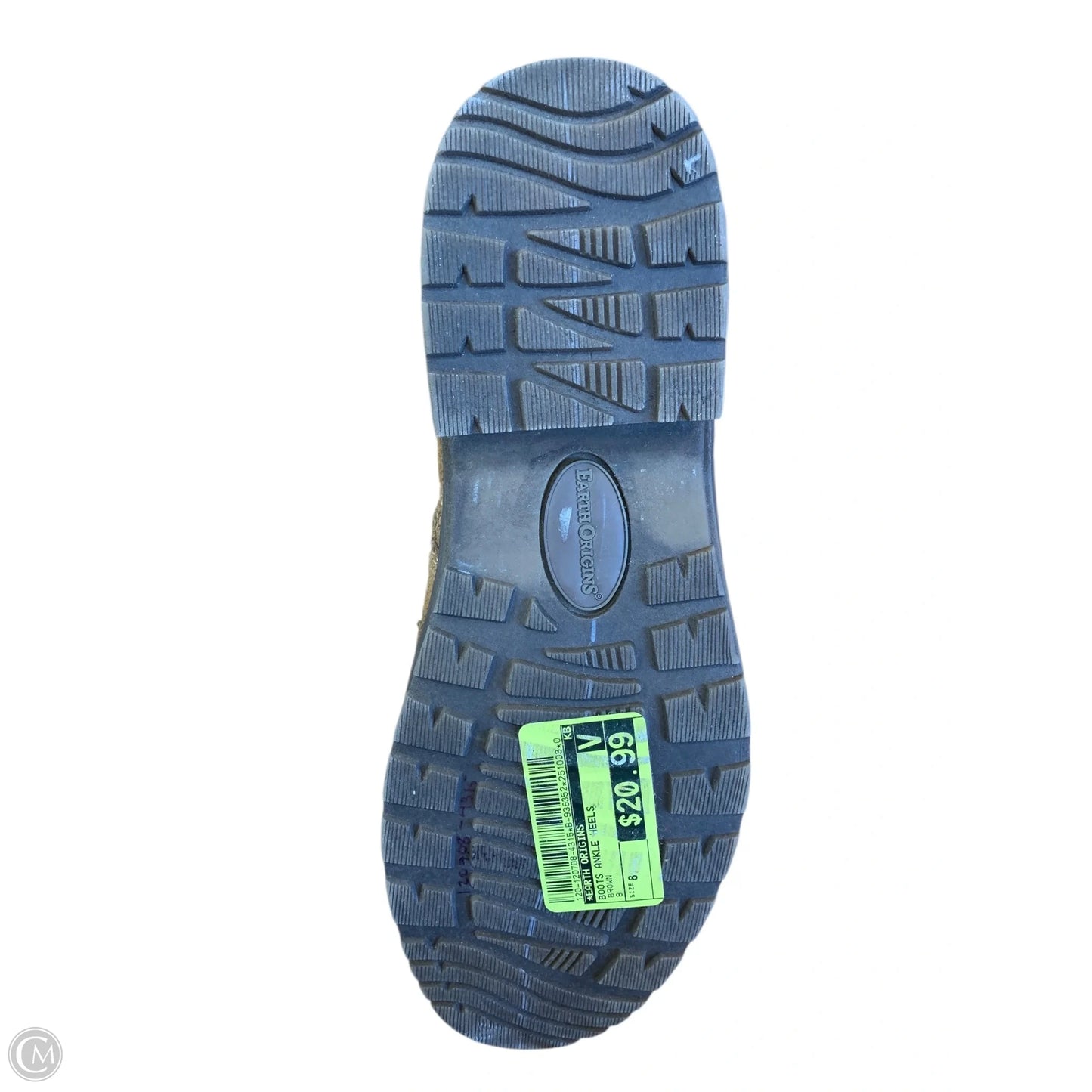 Boots Ankle Heels By Earth Origins In Brown, Size: 8