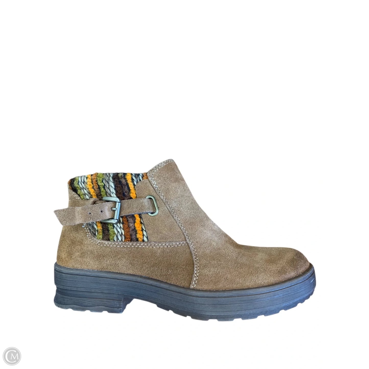 Boots Ankle Heels By Earth Origins In Brown, Size: 8