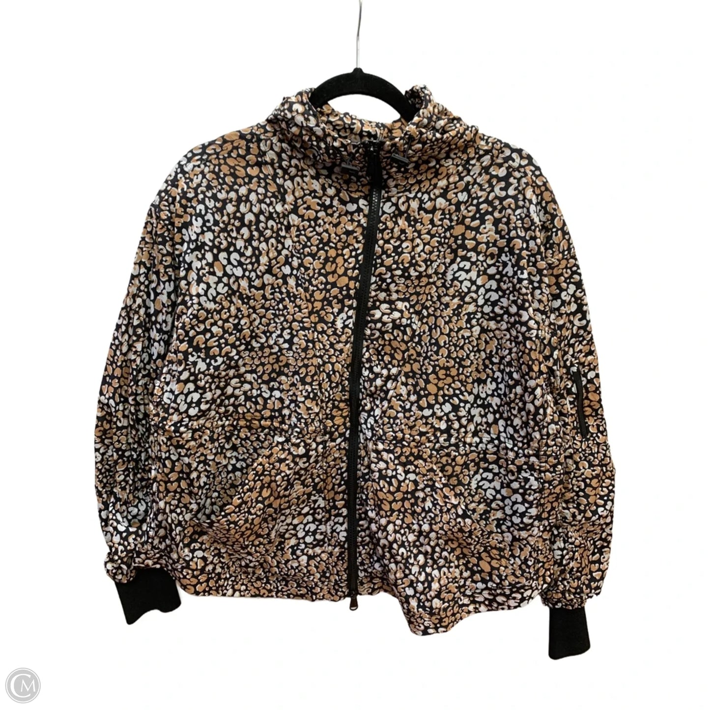 Athletic Jacket By Free People In Animal Print, Size: Xs