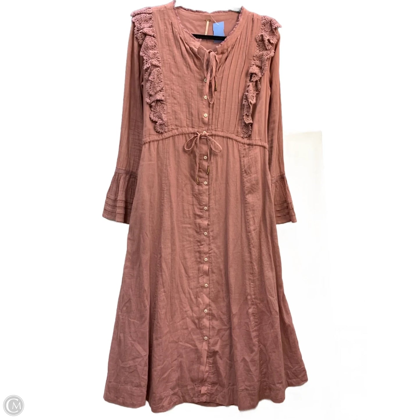 Dress Casual Maxi By Free People In Pink, Size: Xs