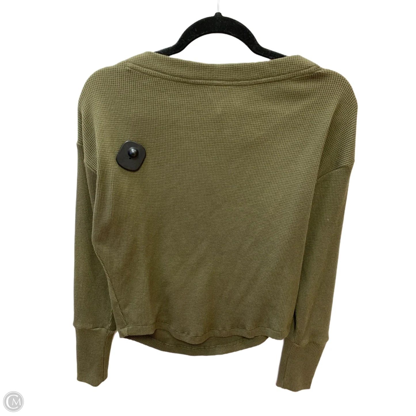 Top Long Sleeve By Anthropologie In Green, Size: Xs