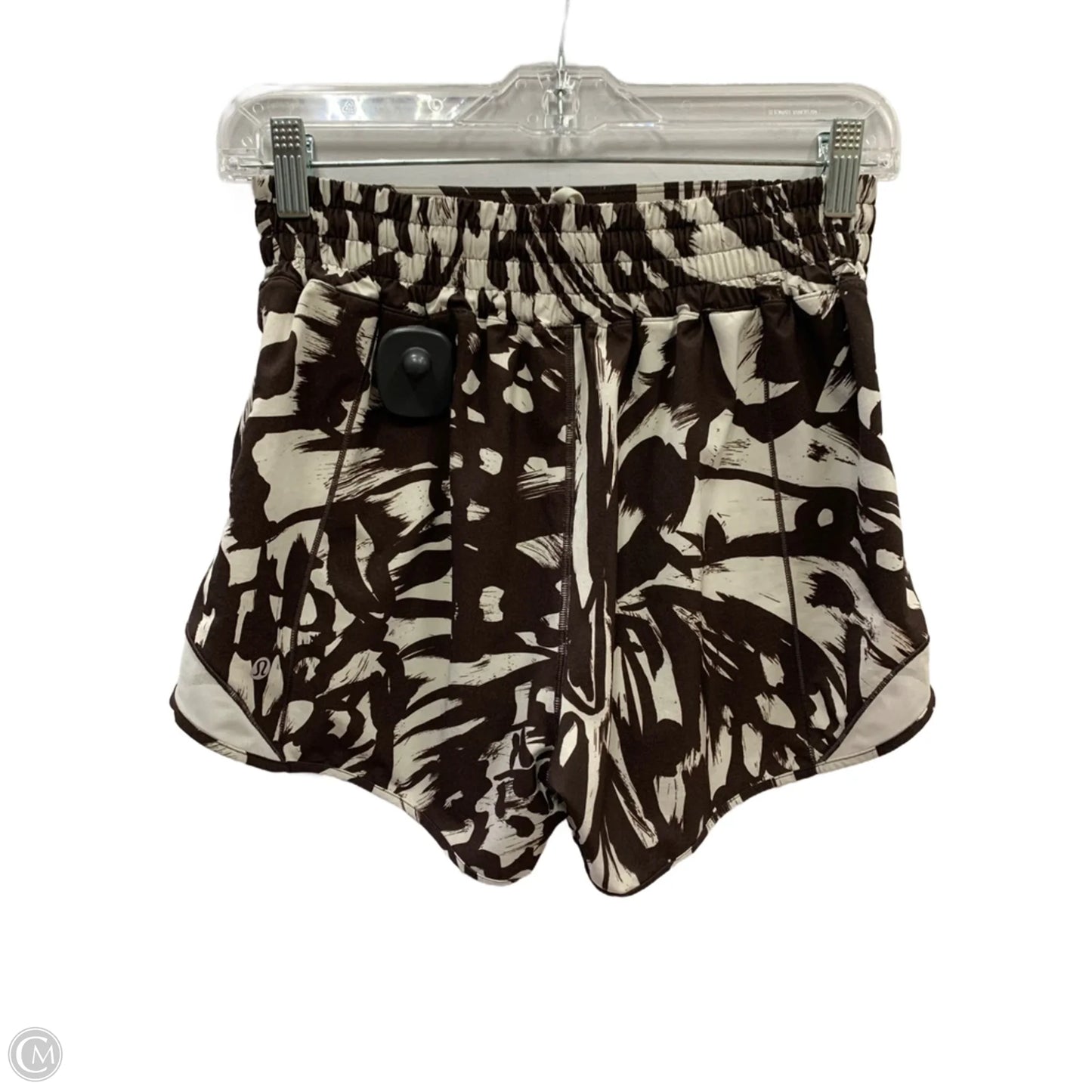 Athletic Shorts By Lululemon In Brown, Size: 6