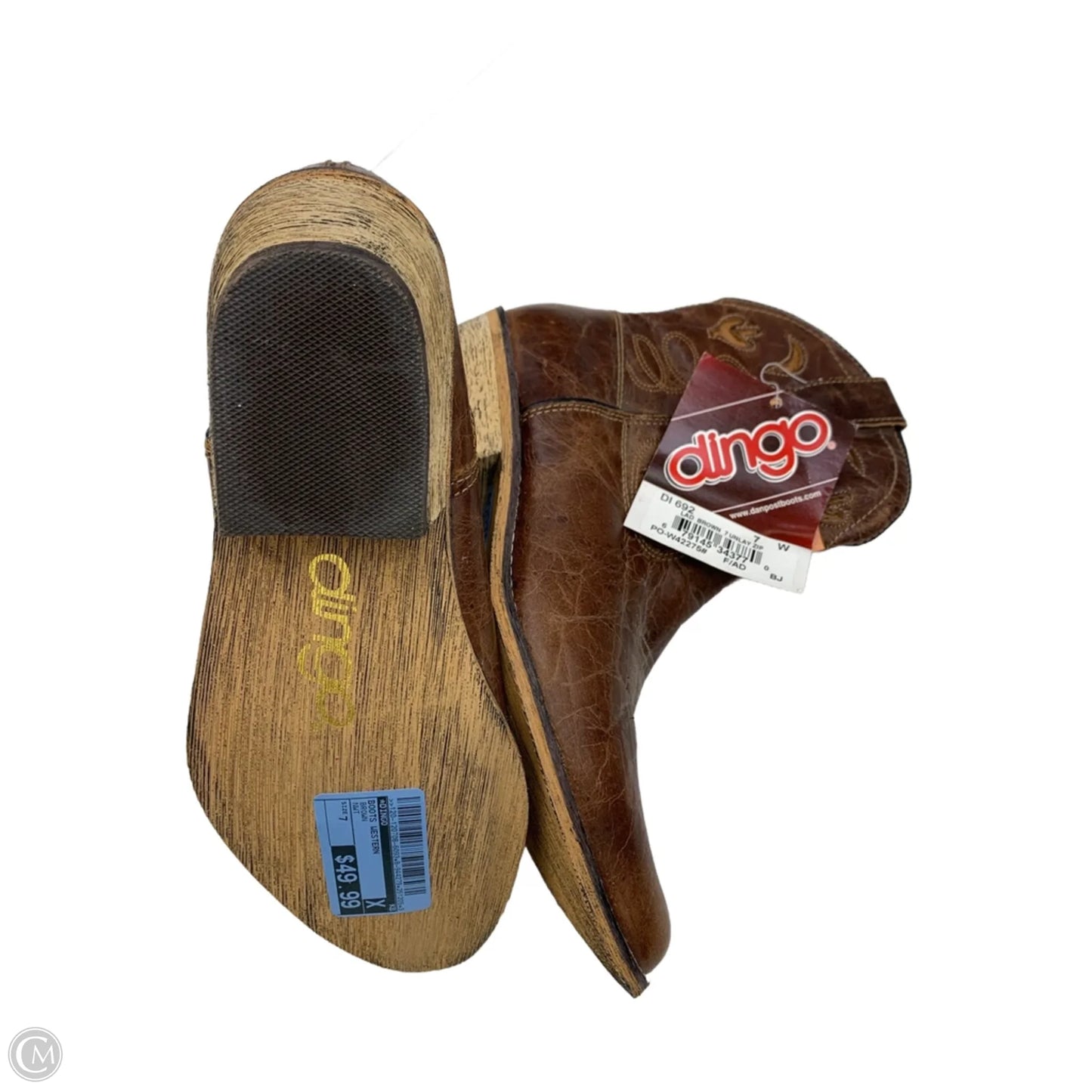 Boots Western By Dingo In Brown, Size: 7