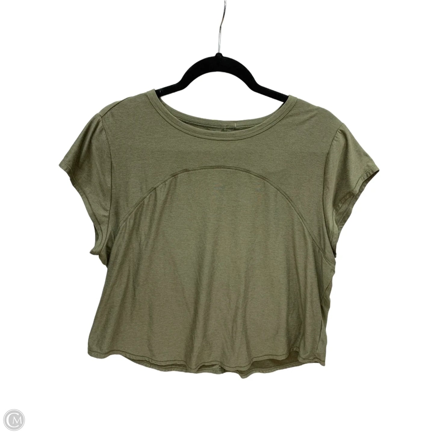 Athletic Top Short Sleeve By Old Navy In Grey, Size: Xl