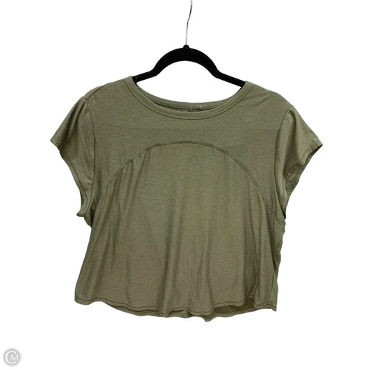 Athletic Top Short Sleeve By Old Navy In Grey, Size: Xl