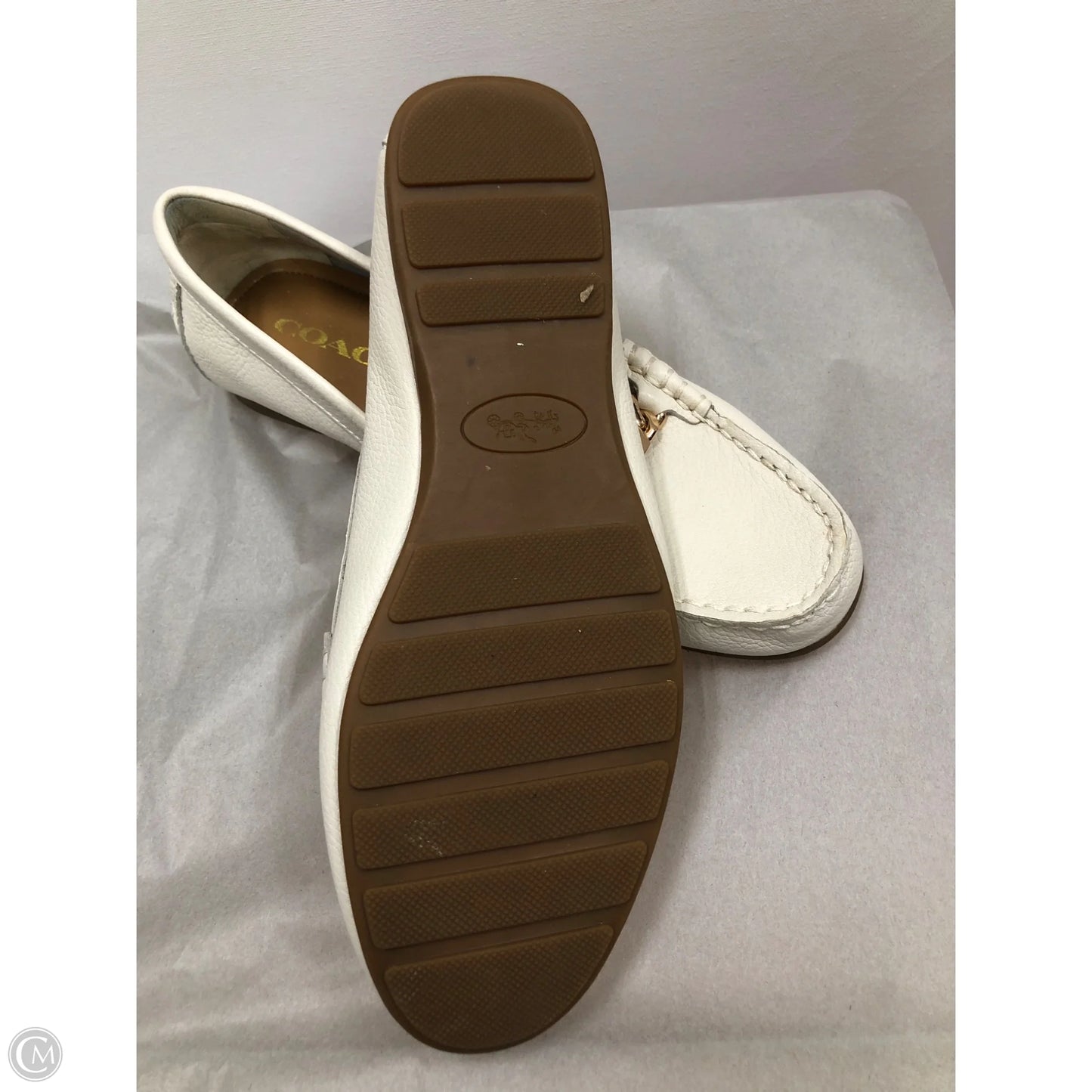 Shoes Designer By Coach In Cream, Size: 6