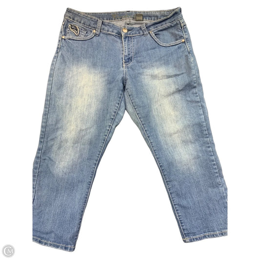 Jeans Straight By Clothes Mentor In Blue Denim, Size: 14