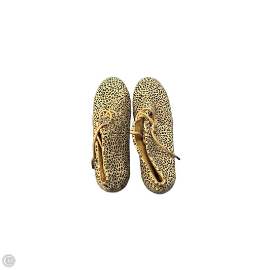 Boots Ankle Heels By Toms In Animal Print, Size: 9