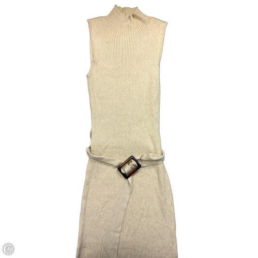 Dress Sweater By Hippie Rose In Beige, Size: M