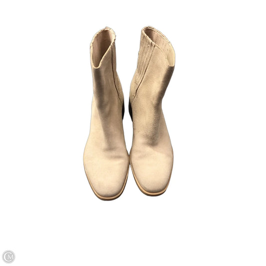 Boots Ankle Heels By Dolce Vita In Beige, Size: 8