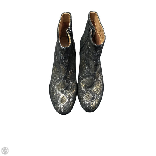 Boots Ankle Heels By Vionic In Animal Print, Size: 8