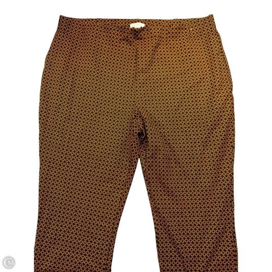 Pants Other By Liz Claiborne In Black & Orange, Size: 3x