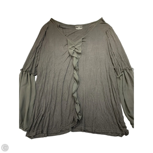 Top Long Sleeve By Lane Bryant In Black, Size: 4x