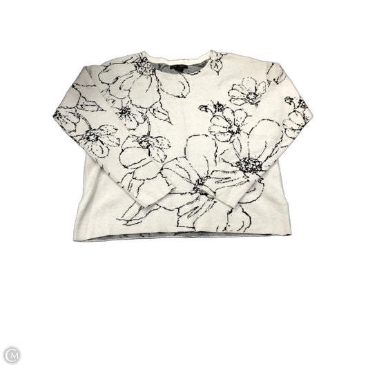 Sweater By Tahari In Grey, Size: L