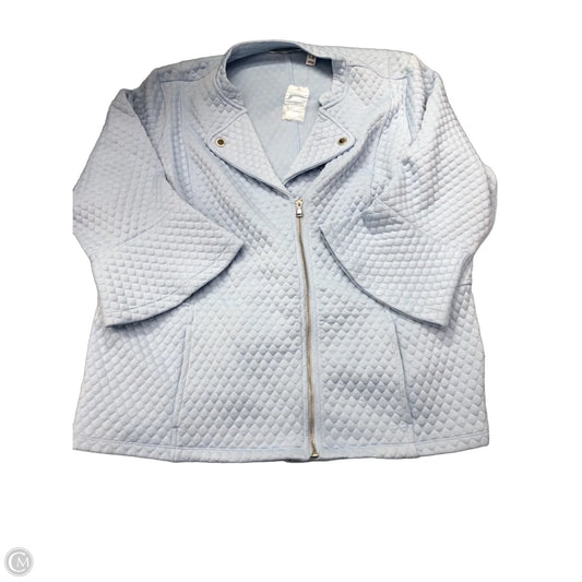 Jacket Puffer & Quilted By Isaac Mizrahi Live Qvc In Blue, Size: 2x