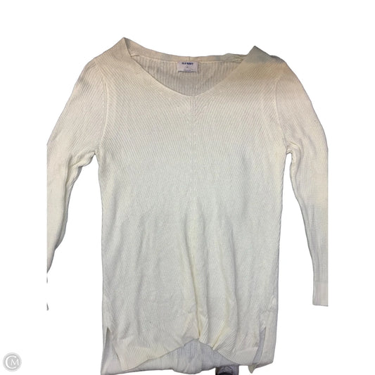 Dress Sweater By Old Navy In White, Size: Xxl