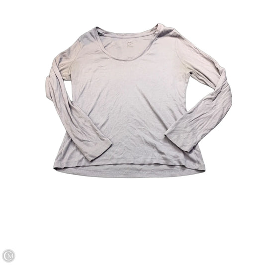 Top Long Sleeve Basic By A New Day In Purple, Size: L