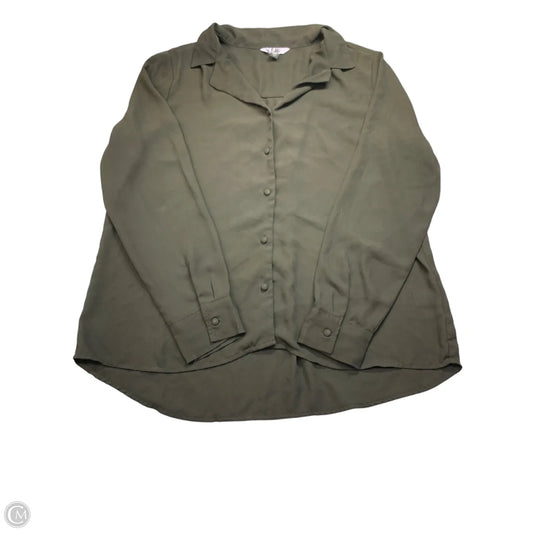 Blouse Long Sleeve By Clothes Mentor In Black, Size: Xxl