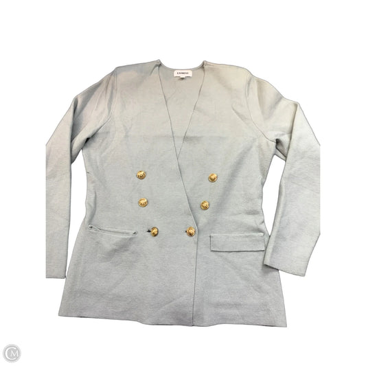 Cardigan By Express In Grey, Size: L