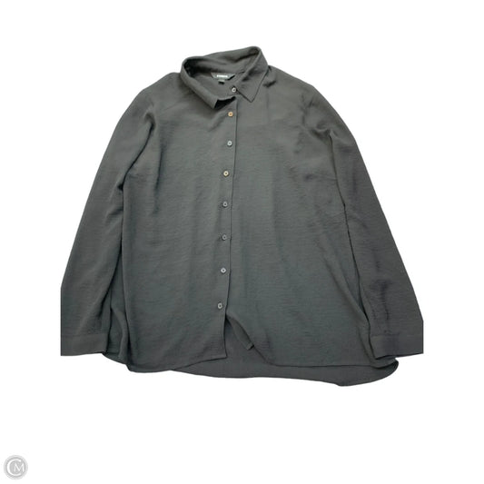 Blouse Long Sleeve By Express In Black, Size: Xl