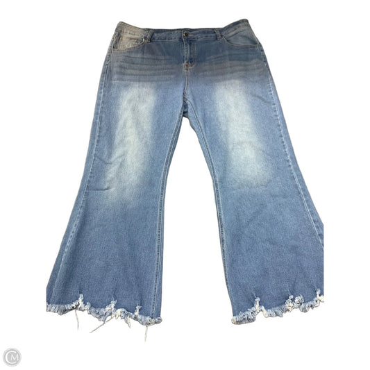 Jeans Straight By Clothes Mentor In Blue Denim, Size: 18