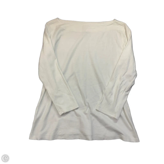 Top Short Sleeve Basic By Ann Taylor In White, Size: M
