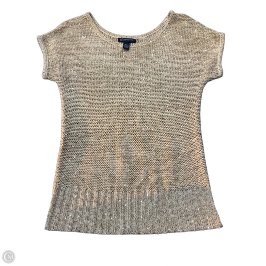 Vest Sweater By Inc In Tan, Size: S