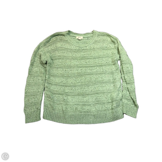 Sweater By Style And Company In Green, Size: Lp