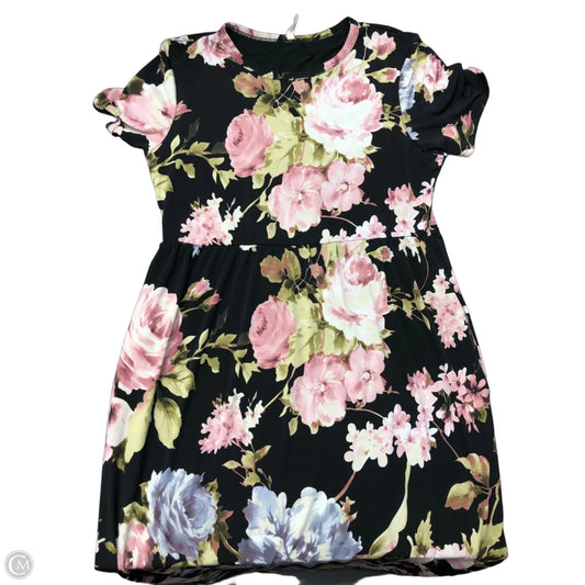 Dress Casual Midi By Beeson River In Floral Print, Size: Xl