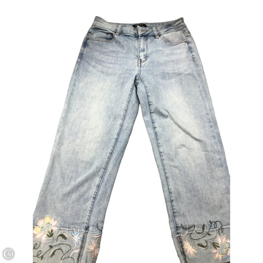 Jeans Cropped By Charlie B In Blue Denim, Size: 6