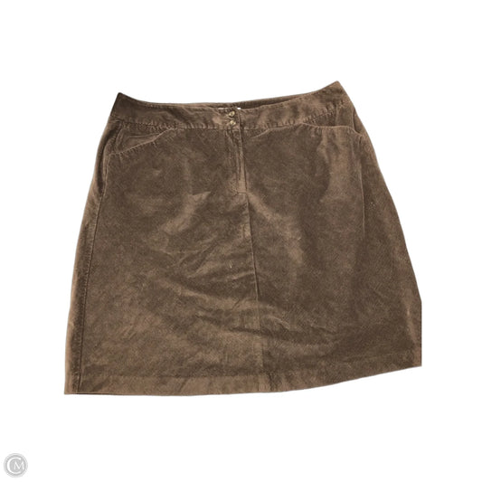Skirt Midi By Talbots In Brown, Size: 18