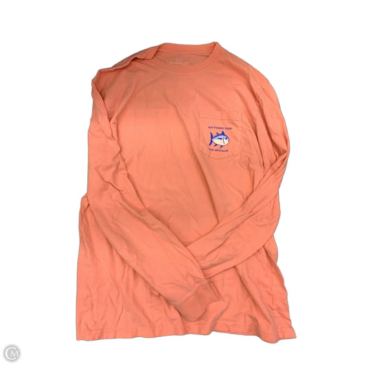 Top Long Sleeve By Southern Tide In Pink, Size: L