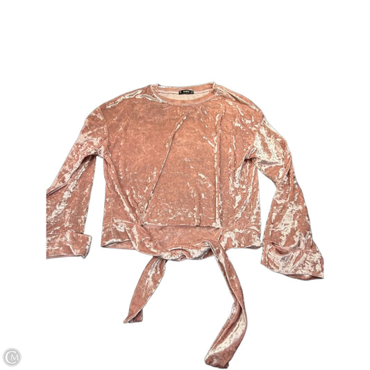 Top Long Sleeve By Shein In Pink, Size: S