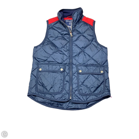 Vest Puffer & Quilted By Lauren Jeans Co In Blue, Size: S