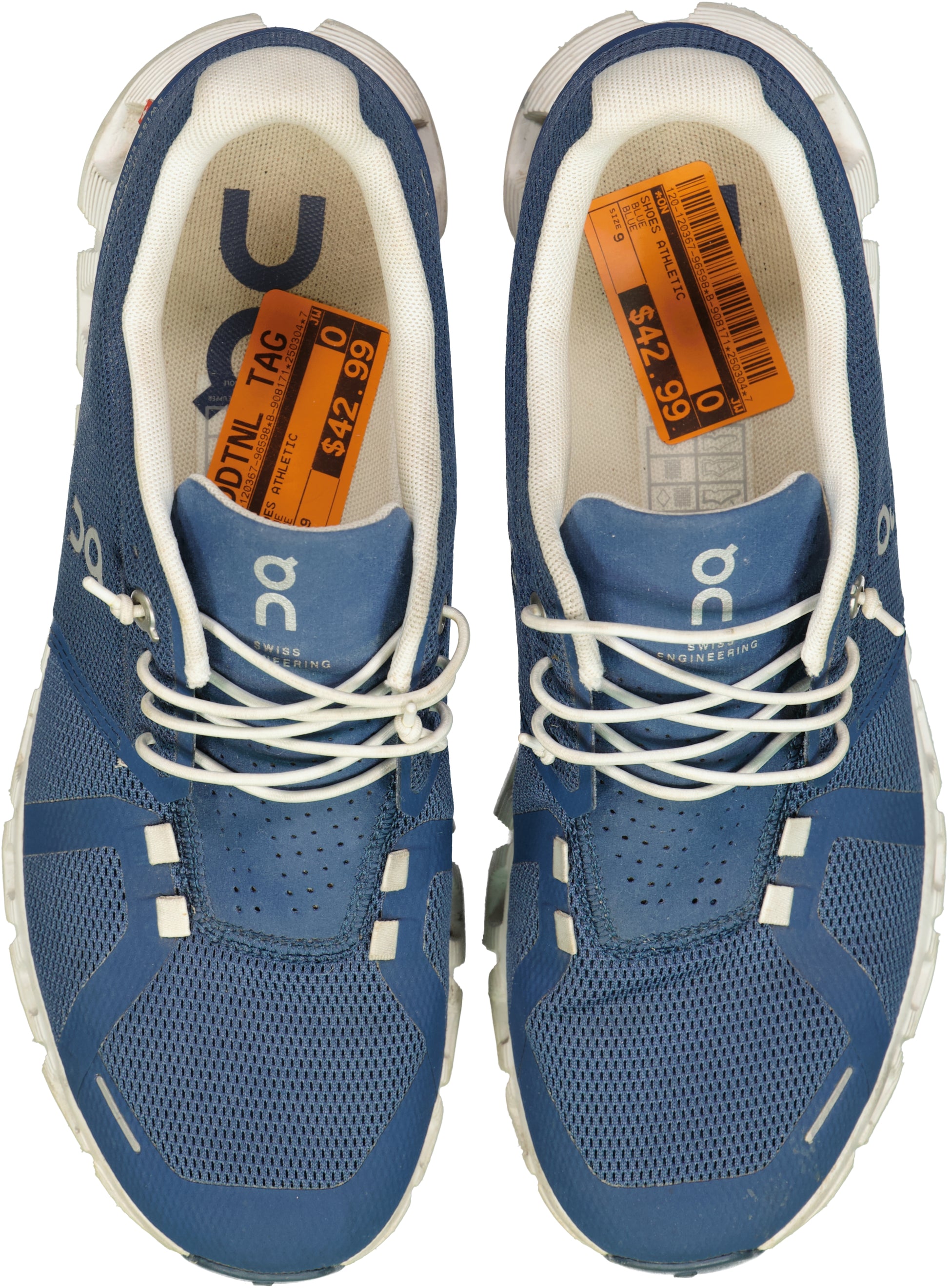ON ATHLETIC SHOES Size 9